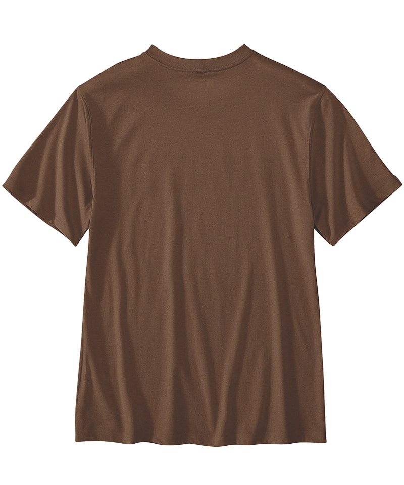 Carhartt t-shirt relaxed fit TK7049 bruin achterkant