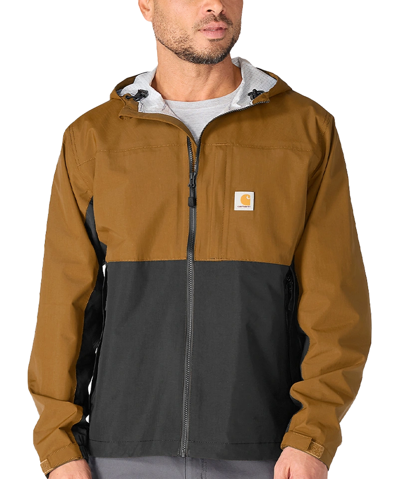 Carhartt Monterey Jas aan voorkant model
