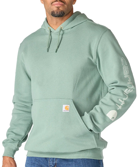 Carhartt Iconic K288 Logo Sweater voorkant model