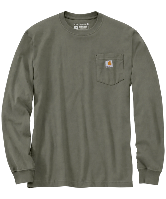 Carhartt t-shirt met lange mouwen Groen K126