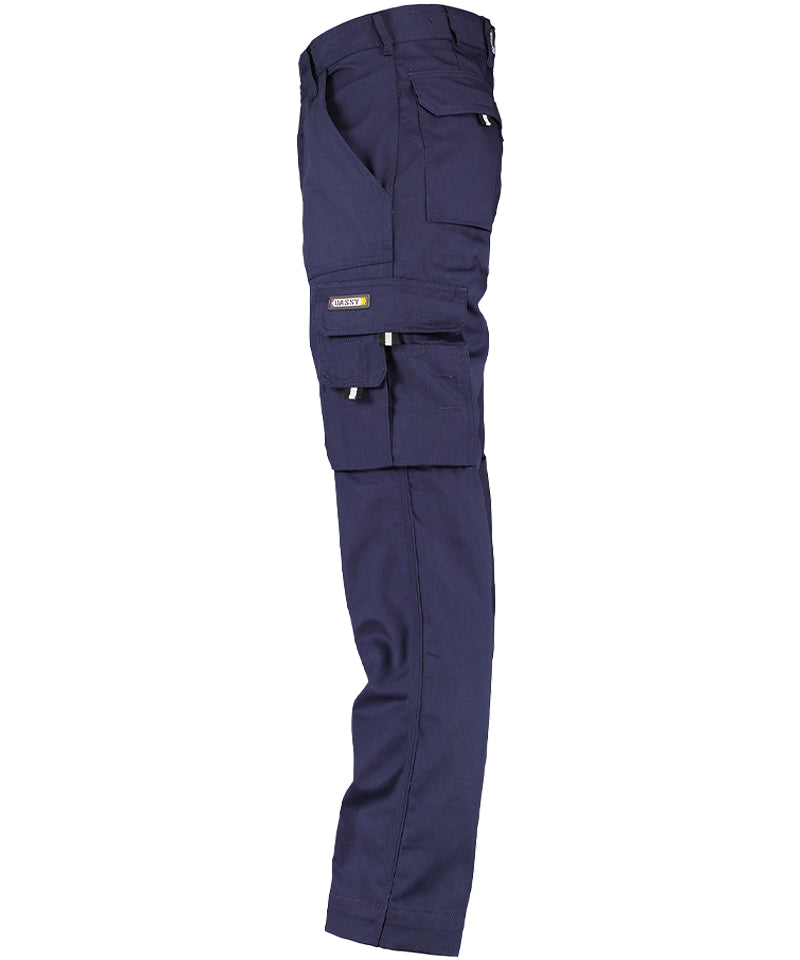 Werkbroek Dassy Liverpool navy zijkant