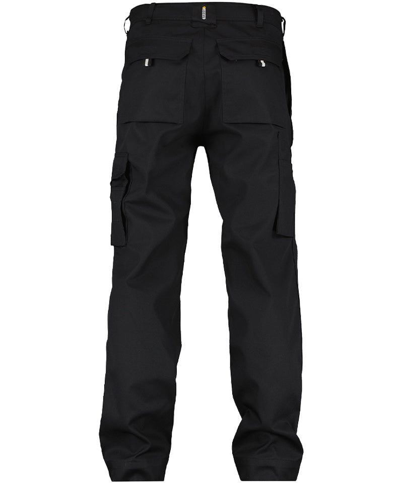 Werkbroek Dassy Liverpool zwart achterkant