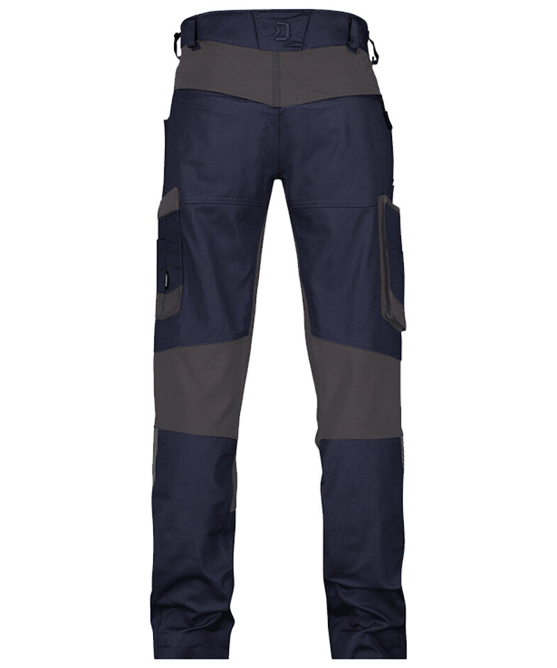 Werkbroek Dassy stretch Helix next navy achterkant