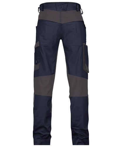 Werkbroek Dassy stretch Helix next navy achterkant