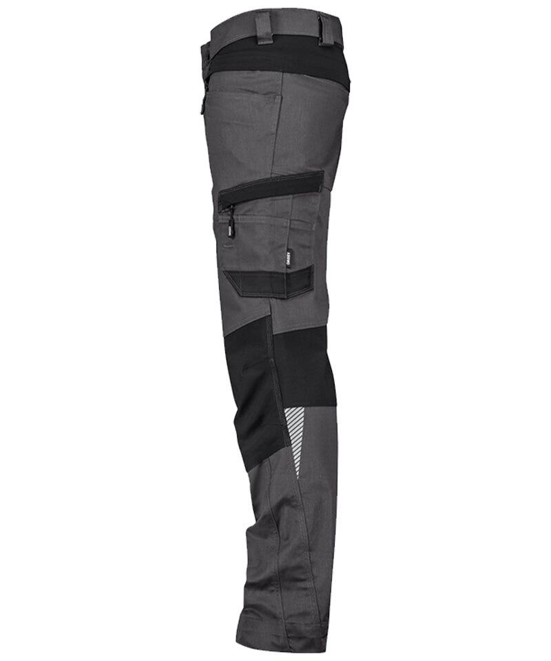 Werkbroek Dassy stretch Helix next grijs zijkant