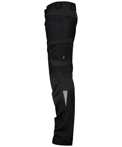 Werkbroek Dassy stretch Helix next zwart zijkant