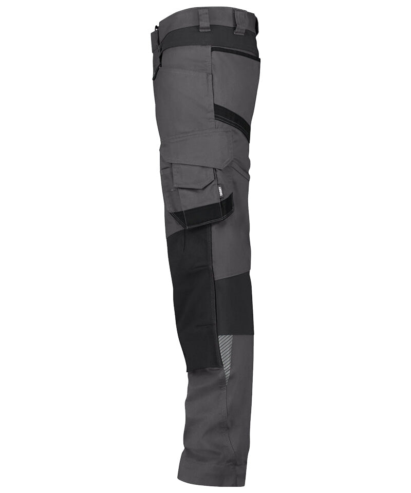 Werkbroek Dassy stretch Dynax grijs zijkant