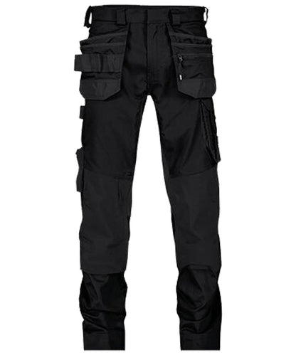 Werkbroek Dassy stretch Flux zwart