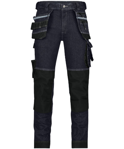 Dassy spijkerwerkbroek melbourne met voorhang zakken, voorkant