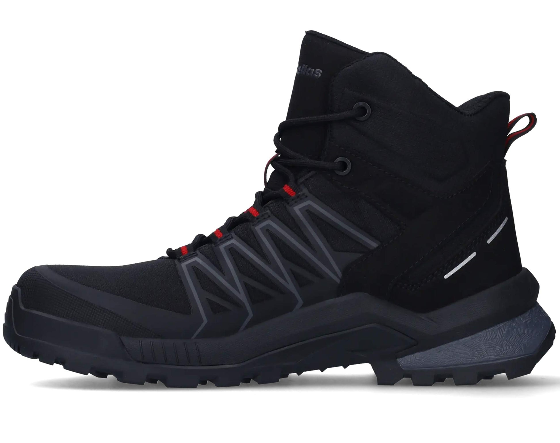 Footfellas werkschoenen S3  Zwart Jordan hoog - Achterkant