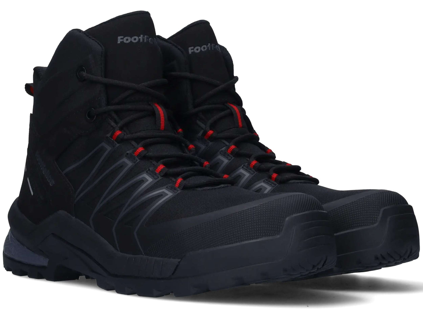 Footfellas werkschoenen S3  Zwart Jordan hoog - Schuin voor