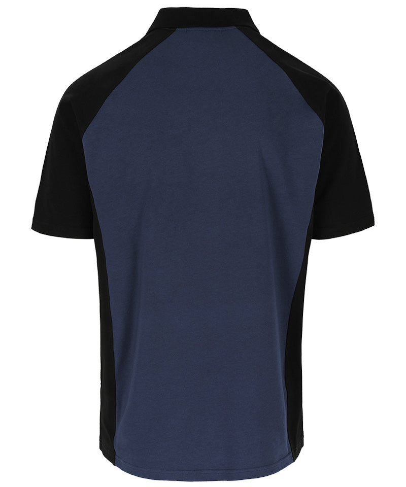 Herock Poloshirt Brabo navy zwart achterkant