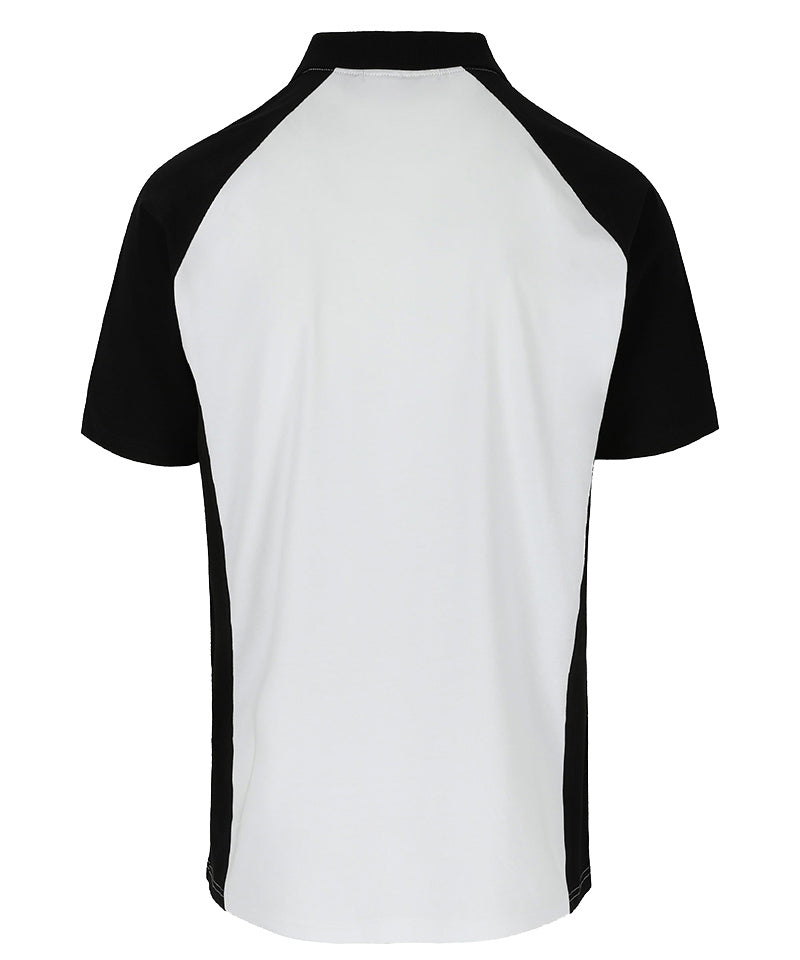 Herock Poloshirt Brabo wit zwart achterkant