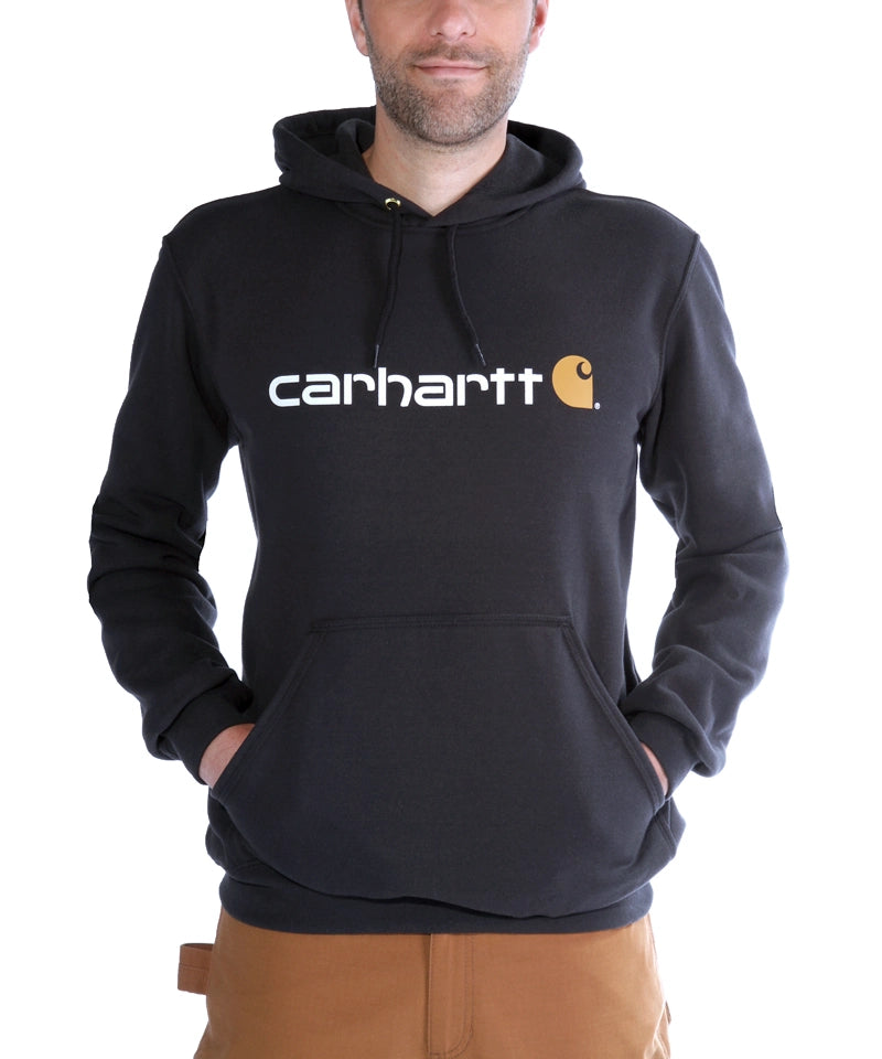 Carhartt Hoodie grijs aan