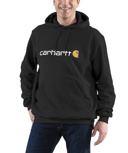 Carhartt Hoodie zwart aan