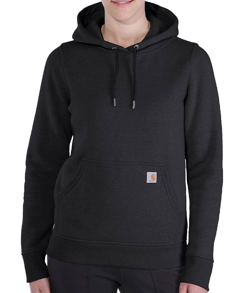Carhartt dames hoodie zwart voorkant aan