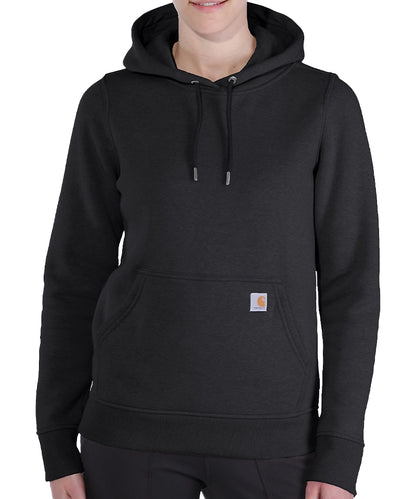 Carhartt dames hoodie zwart voorkant aan