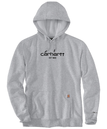 Carhartt Hoodie Force 105569 grijs voorkant