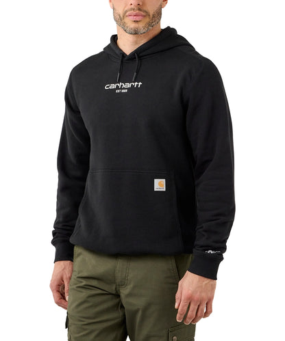 Carhartt Hoodie Force 105569 zwart voorkant aan