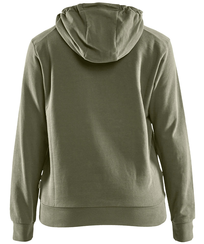 Blaklader Hoodie 3560 Dames achterkant groen