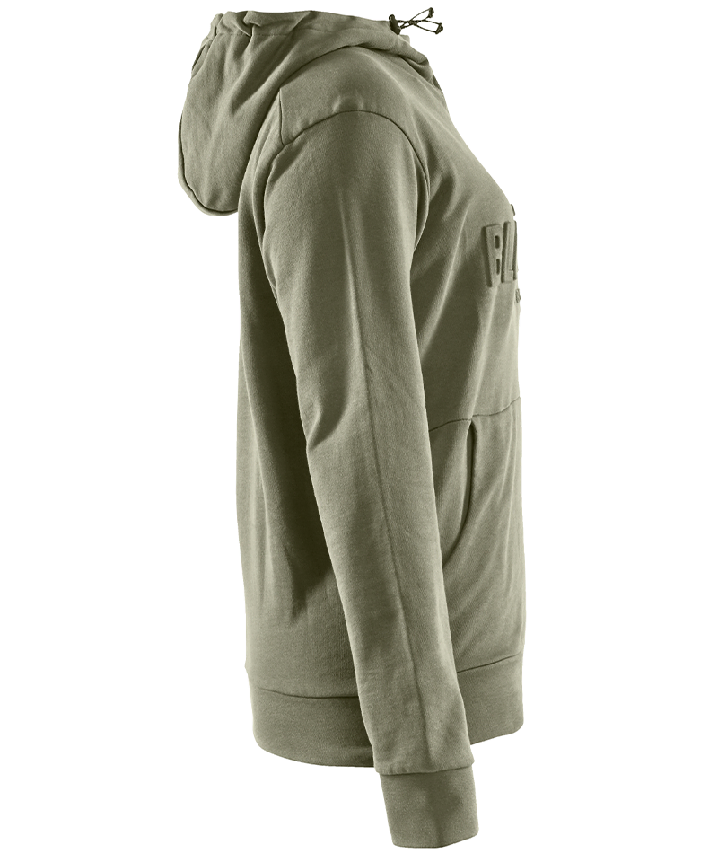 Blaklader Hoodie 3560 Dames zijkant groen