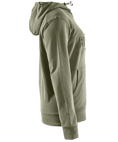 Blaklader Hoodie 3560 Dames zijkant groen