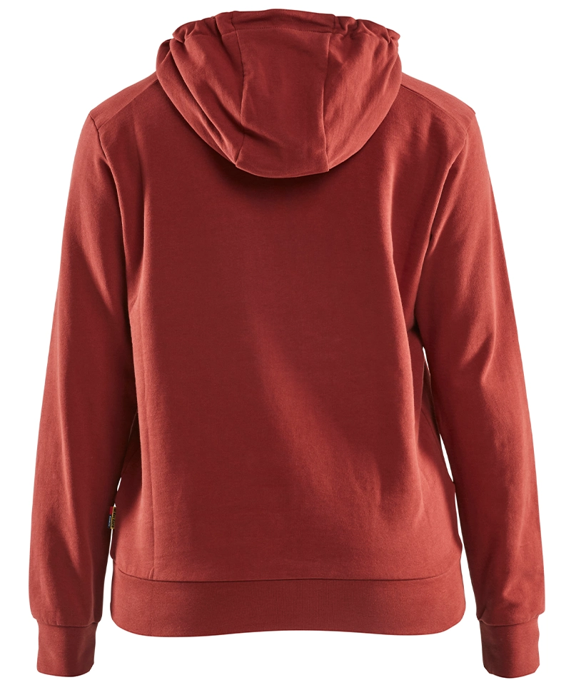 Blaklader Hoodie 3560 Dames achterkant rood