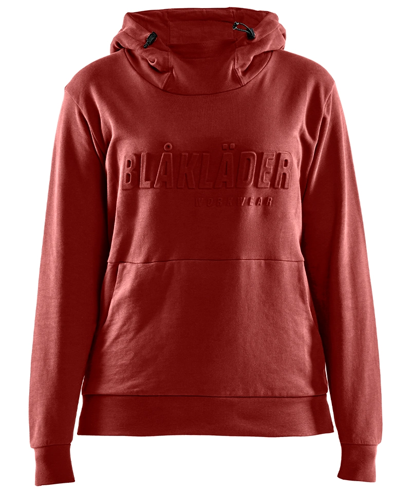 Blaklader Hoodie 3560 Dames rood voorkant