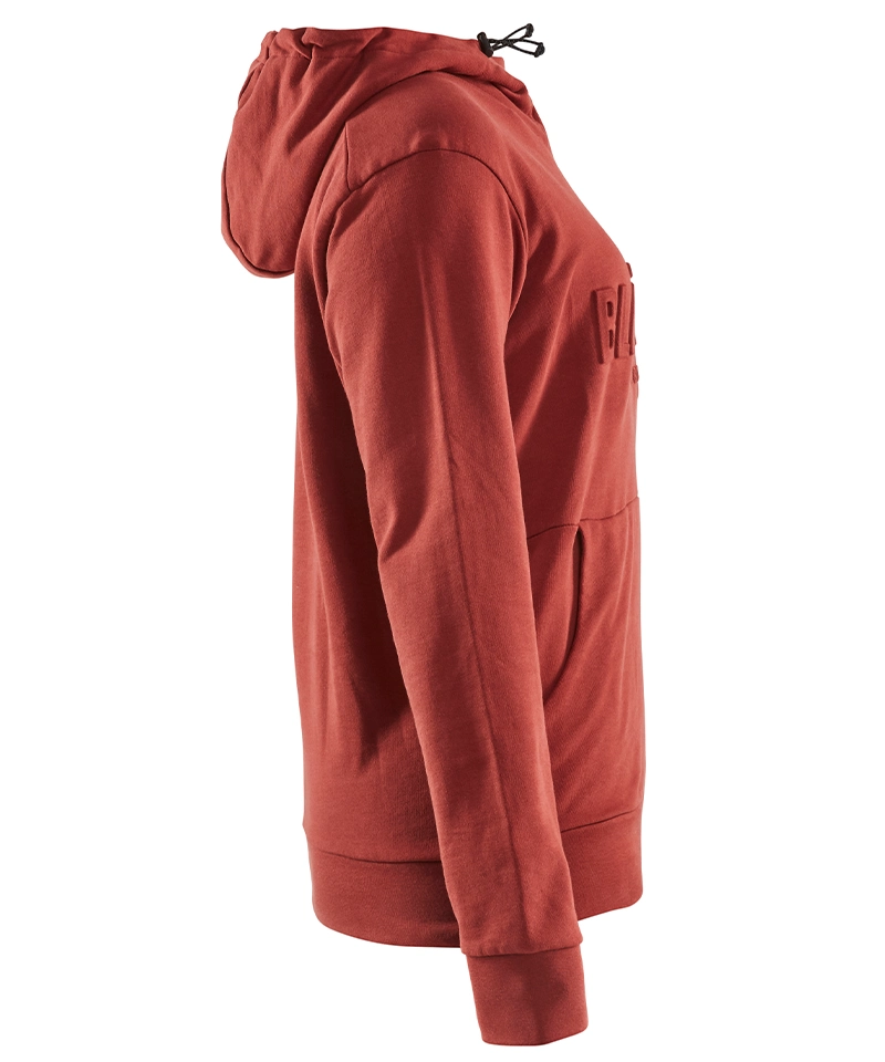 Blaklader Hoodie 3560 Dames zijkant rood
