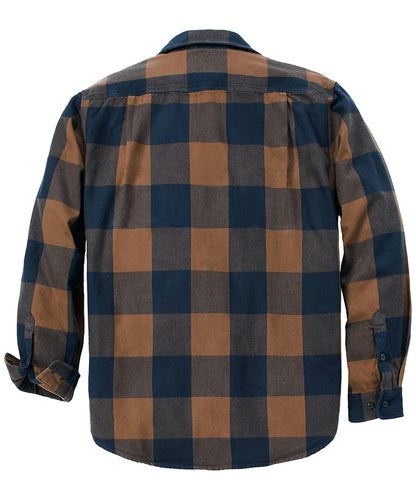 Carhartt houthakkershemd 107013 Bruin achterkant