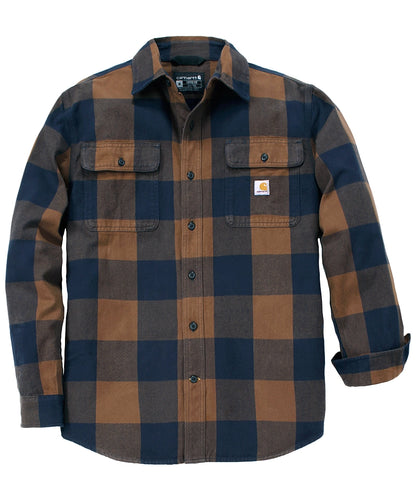 Carhartt houthakkershemd 107013 Bruin voorkant