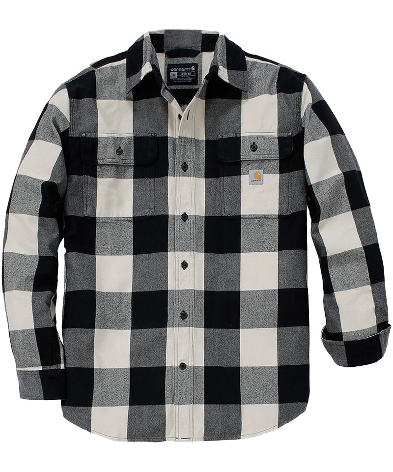 Carhartt houthakkershemd 107013 Zwart voorkant