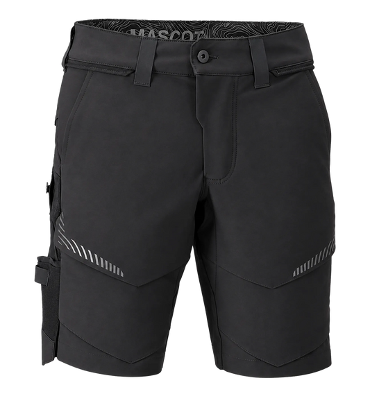Mascot Customized stretch korte werkbroek 22149 zwart