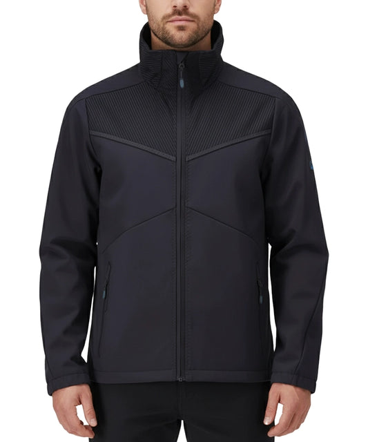 Mascot softshell jas heren 22302 navy model aan