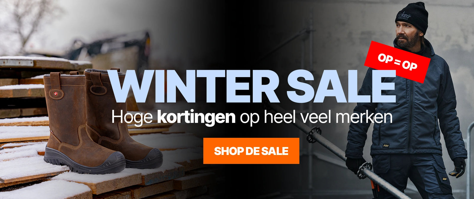 mobiele banner winter sale