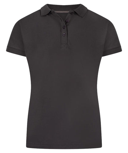 Poloshirt dames Back 2 Basic grijs
