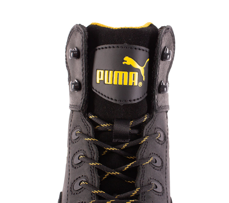 Puma werkschoenen Borneo Mid S3 SRC HRO 63041-1  logo en veters details