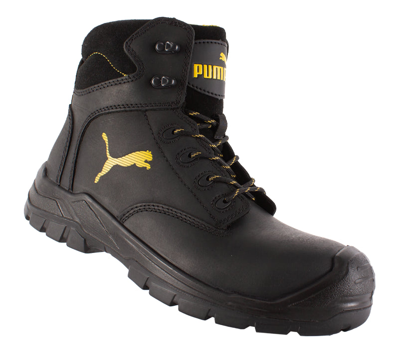 Puma werkschoenen Borneo Mid S3 SRC HRO 63041-1 schuine kant neus