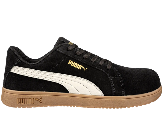 Puma werkschoenen S1PL Iconic Black Gum 64440 voorkant