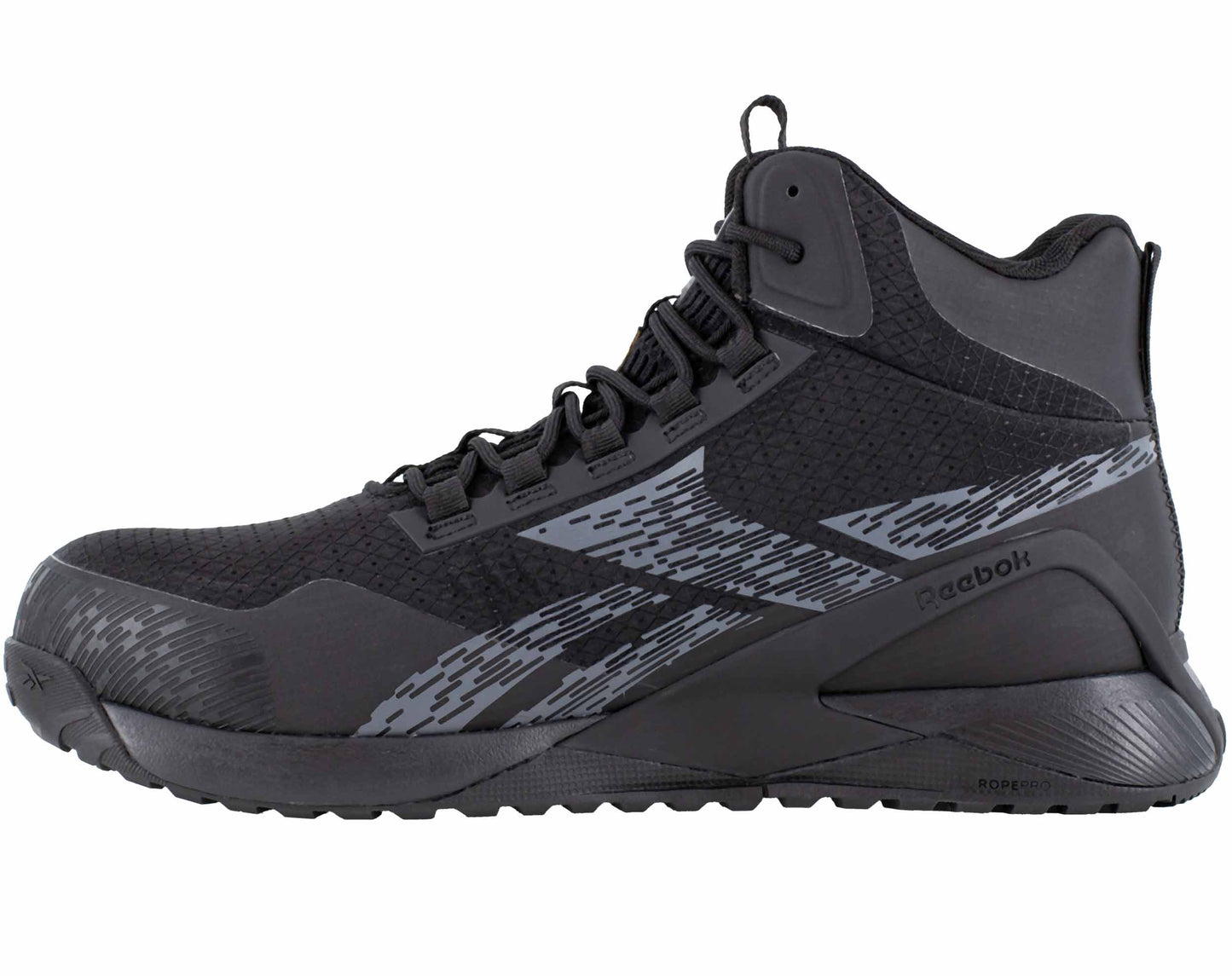 Reebok werkschoenen S3 Nano X1 Zwart Hoog - Achterkant