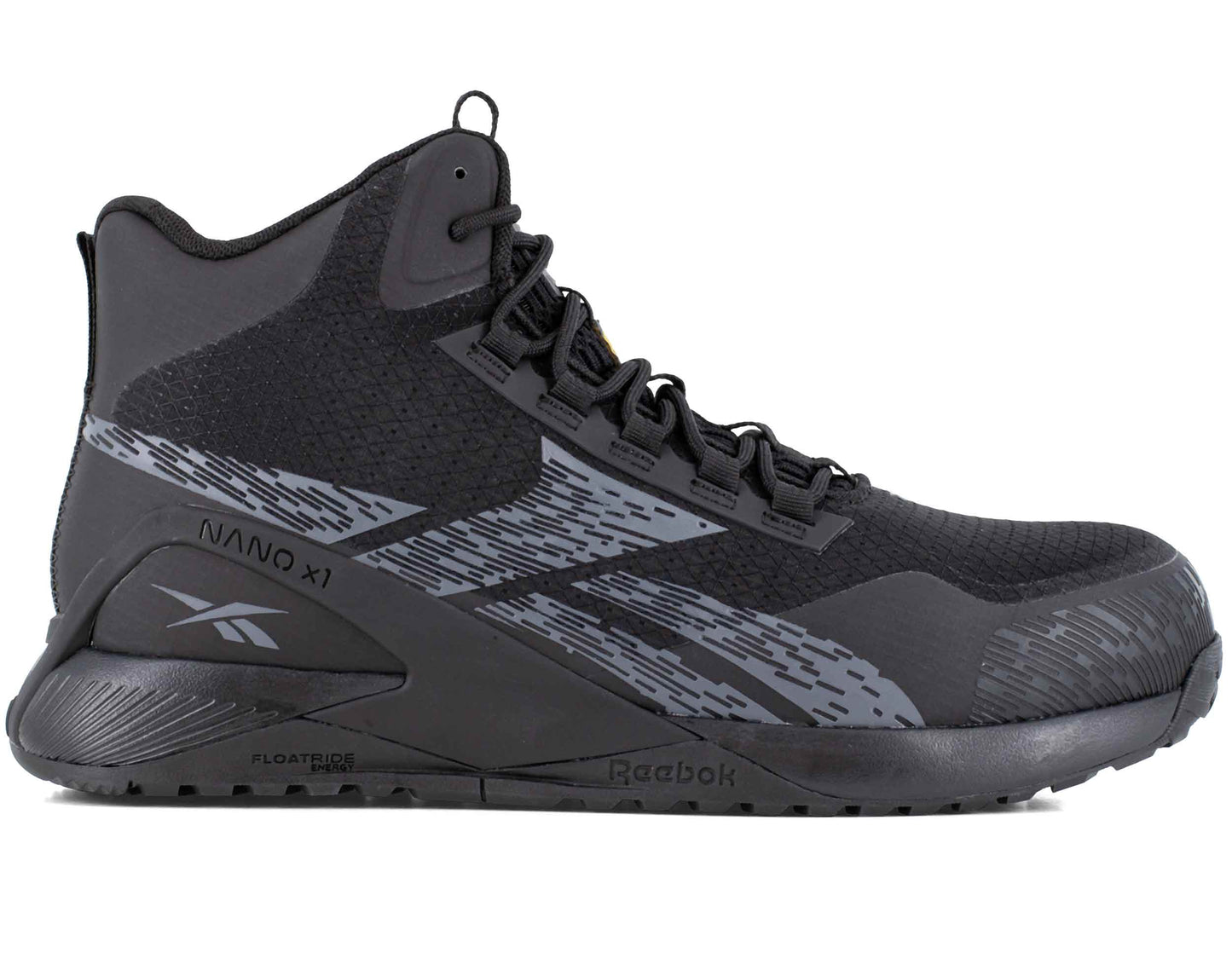 Reebok werkschoenen S3 Nano X1 Zwart Hoog - Voorkant