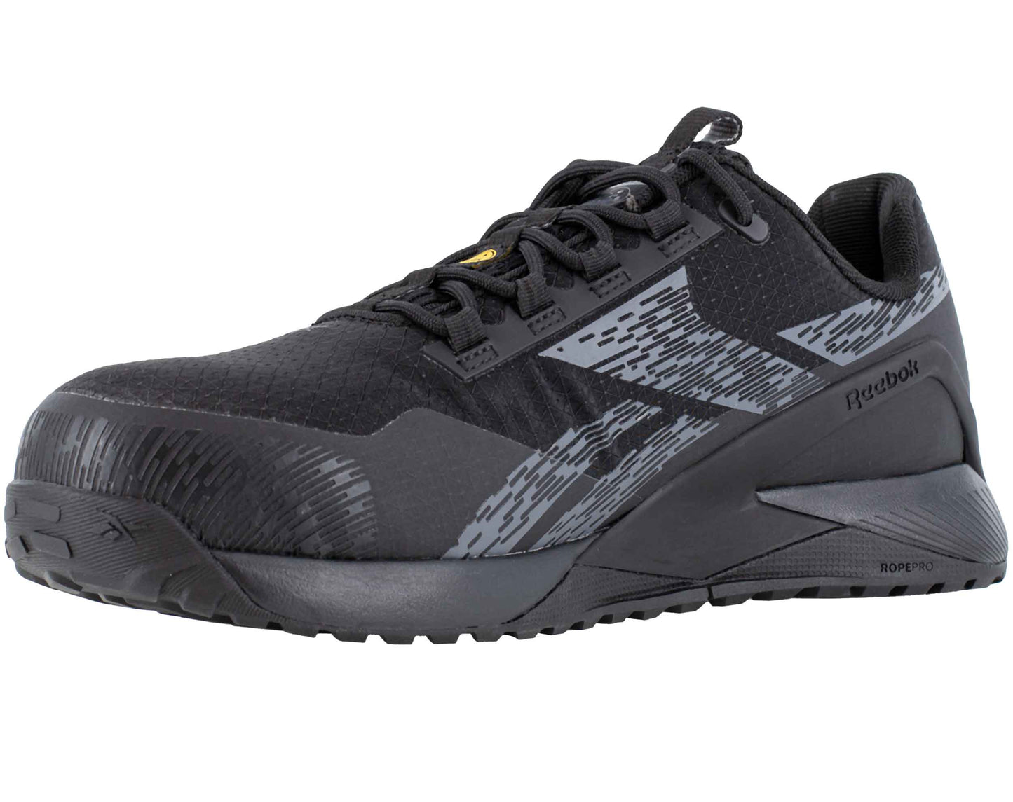 Reebok werkschoenen S3 Nano X1 Zwart laag - Schuin achter