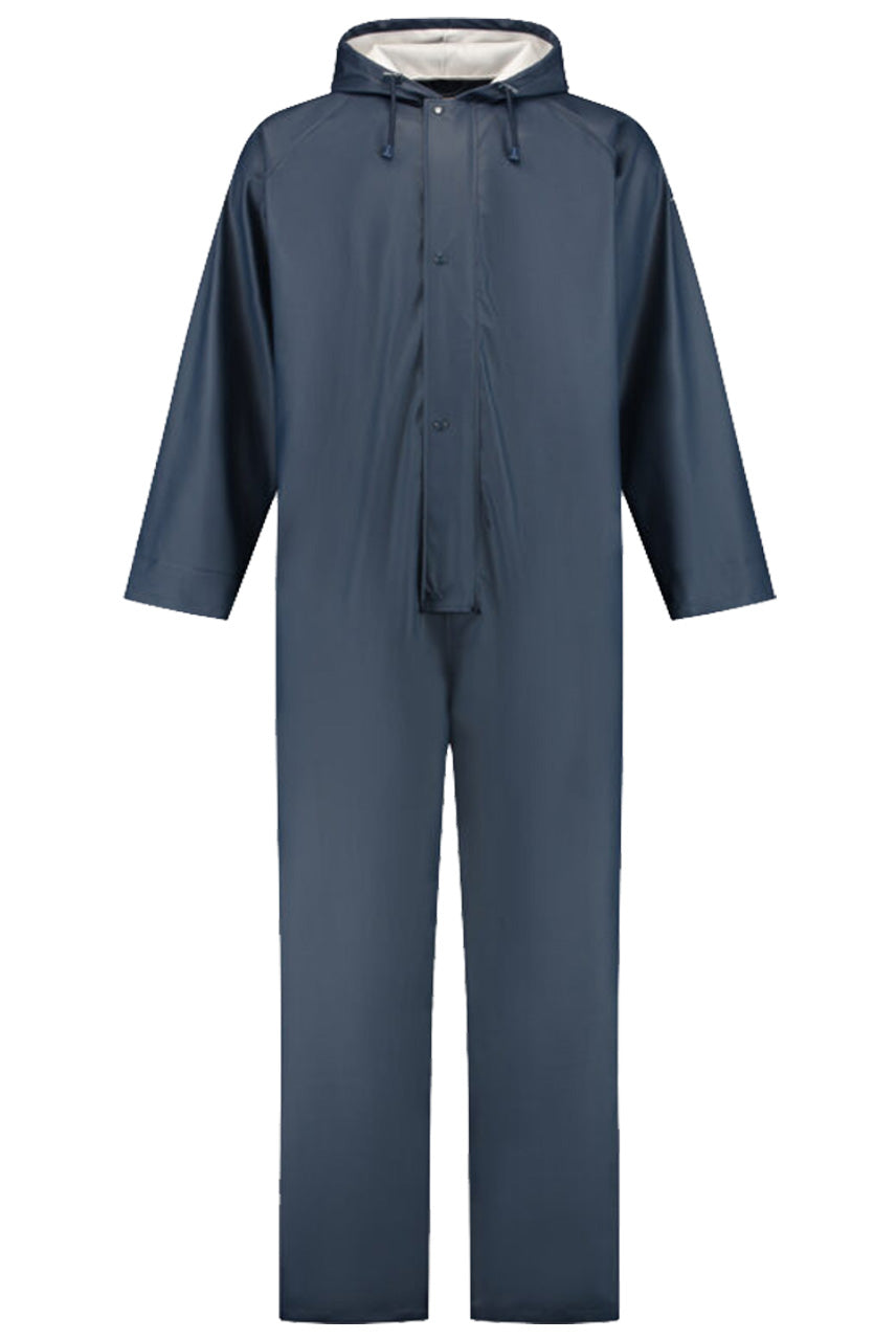 Regenoverall navy voorkant