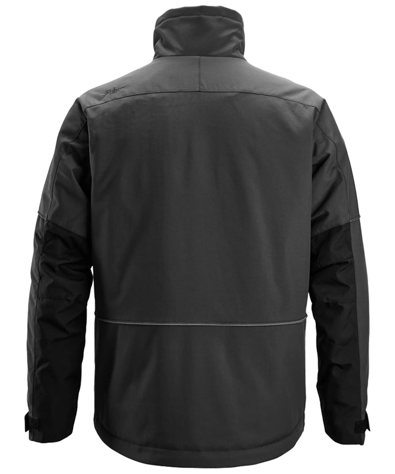 Snickers AllroundWork Winterjack 1158 zwart achterkant