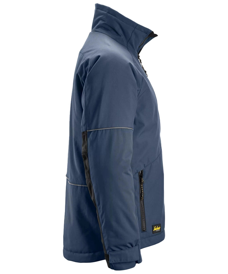 Snickers AllroundWork Winterjack 1158 navy zijkant