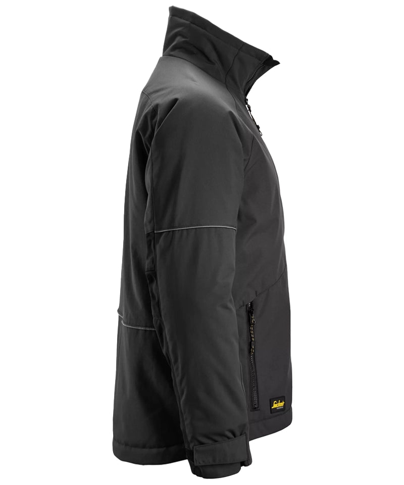 Snickers AllroundWork Winterjack 1158 zwart zijkant