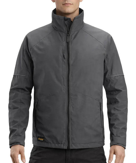 Snickers AllroundWork Winterjack 1158 grijs aan model