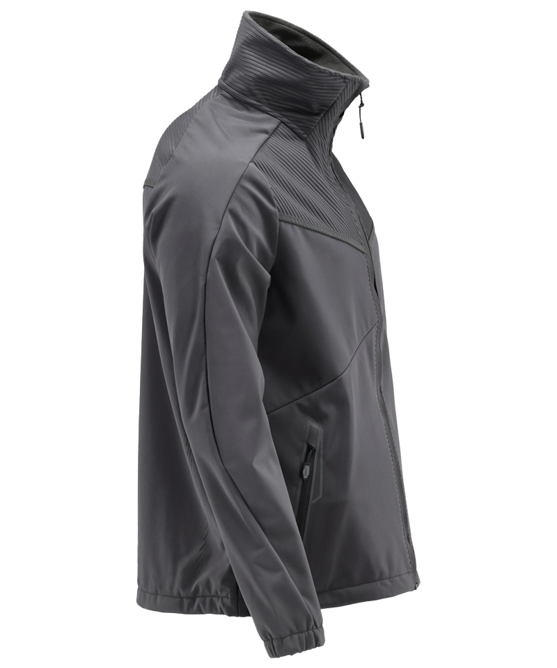 Mascot softshell jas 22302 grijs zijkant