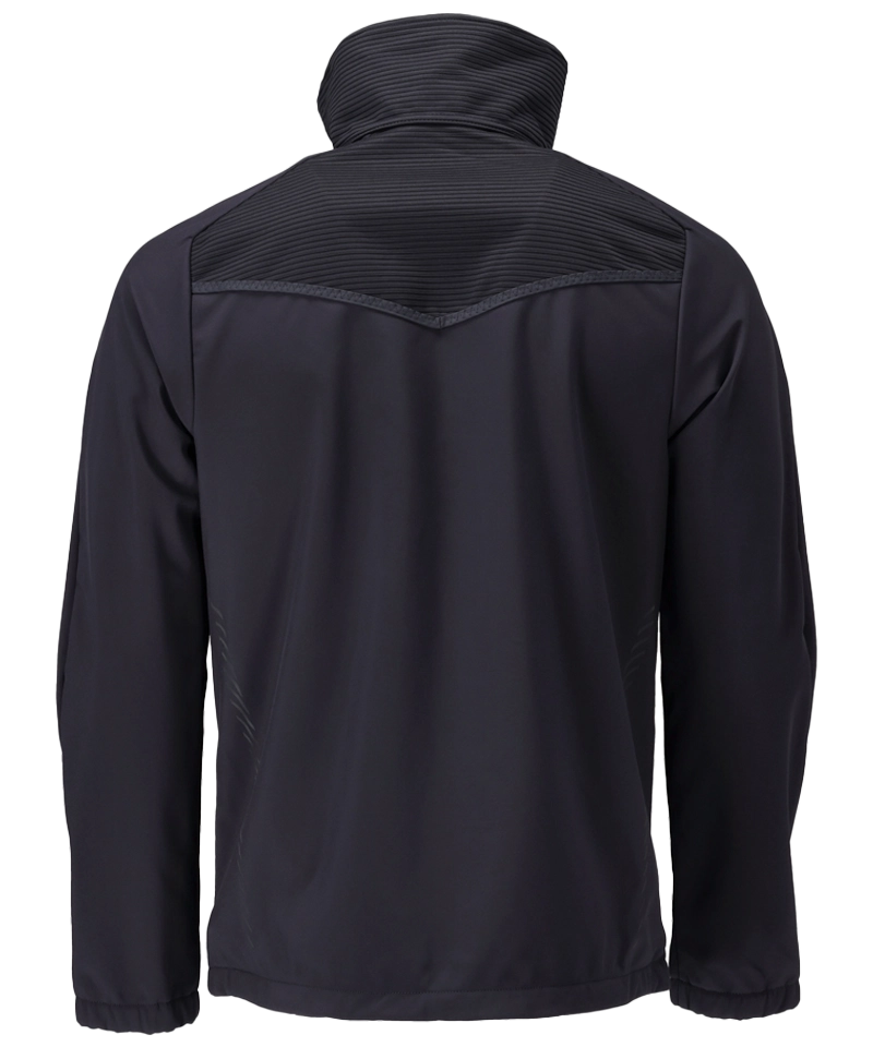 Mascot softshell jas 22302 navy achterkant
