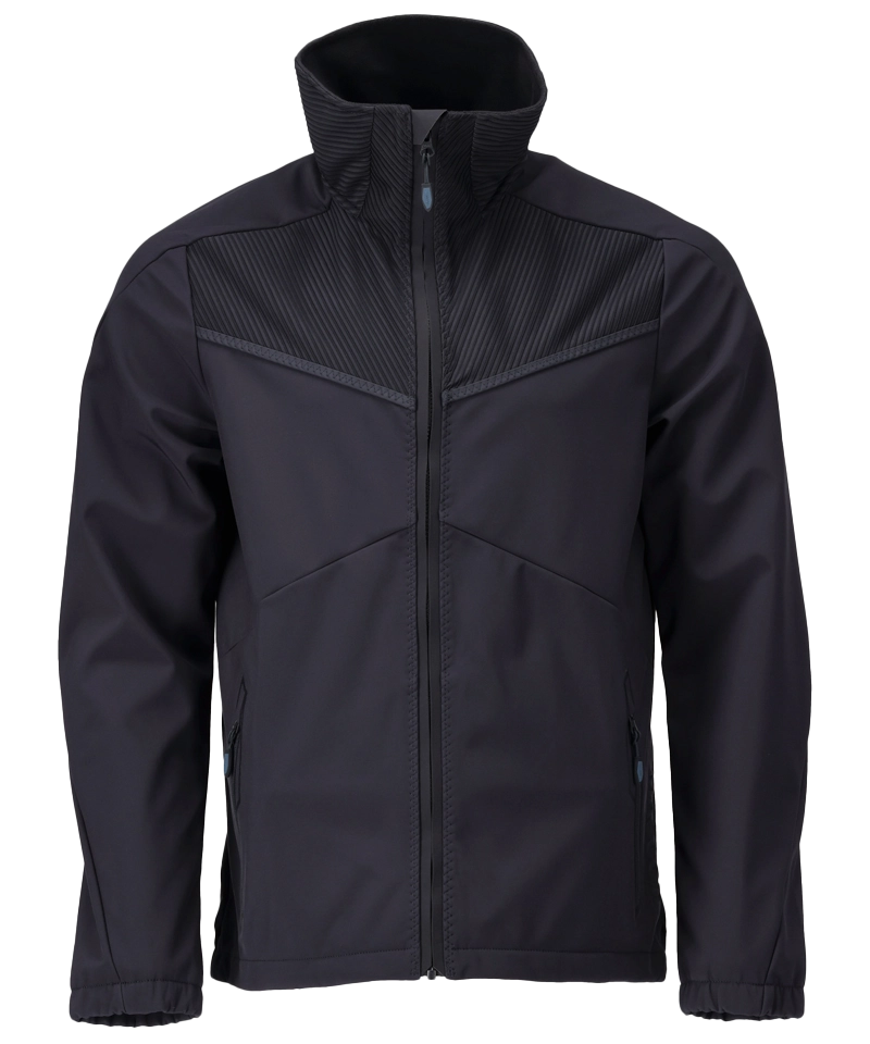 Mascot softshell jas 22302 navy voorkant